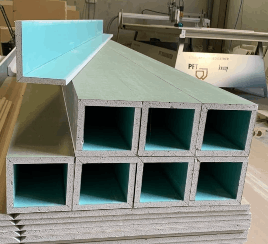 SOMOS FABRICANTES LÍDERES DE PREFORMADOS CON PLACA DE YESO